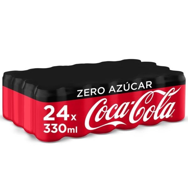 Refresco Coca Cola Zero Lata 33 Cl. Pack 24 UD.