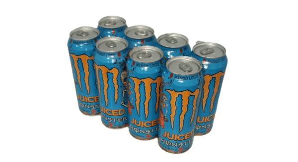 Bebida Energética Monster Mango Loco 50 CL Pack 8 UD