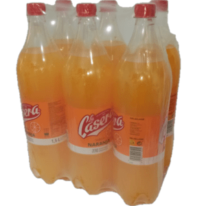 La Casera Naranja 1,5 L Pack 6 UD