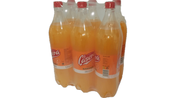 La Casera Naranja 1,5 L Pack 6 UD