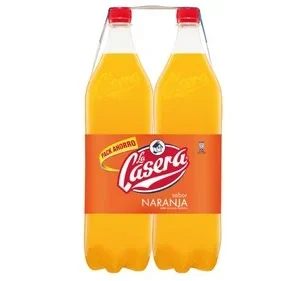 La Casera Naranja 1,5 L Pack 2 UD