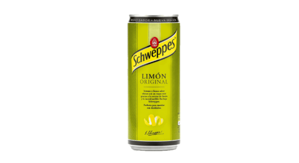 Refresco Schweppes Limón Lata 33 Cl. Pack 8 UD.