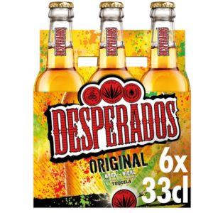 Cerveza Desperado con téquila 33 CL Pack 6 UD