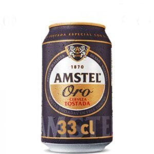 Cerveza Amstel Oro Tostada 33Cl Lata 8Unds
