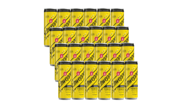 Tónica Schweppes Zero lata 33Cl 24Unds