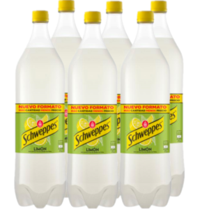 Refresco Schweppes Limón 1,5L Pack 6Ud