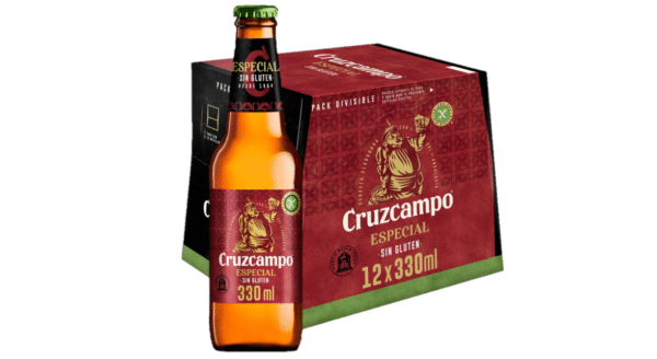 Cerveza Cruzcampo Especial Sin Gluten 33Cl Pack 12Ud