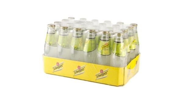 Refresco Schweppes Limón Zero Cristal 20 CL Pack 24 UD