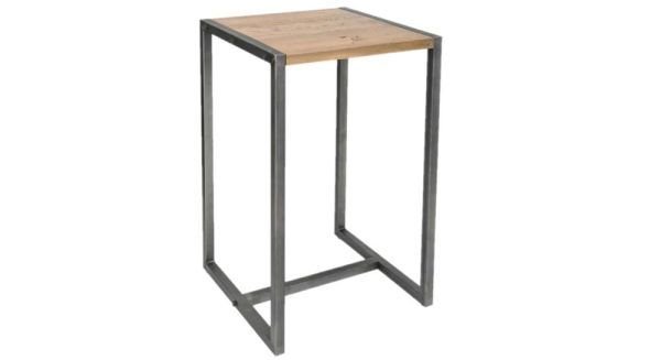 Mesa Alta Negra 60X60 Cm - Precio Fin De Semana
