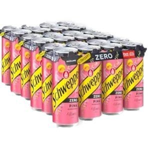 Tónica Schweppes Pink Zero Lata 33Cl Pack 24Ud