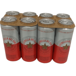 Cerveza Estrella Del Sur Lata 50Cl Pack 8Ud