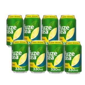 Refresco Fuze Tea Limón Lata 33Cl Pack 8Ud