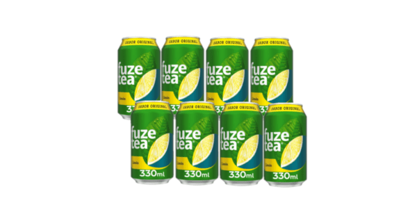 Refresco Fuze Tea Limón Lata 33Cl Pack 8Ud