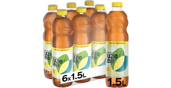 Refresco Fuze Tea Limón Sin Azúcar 1,5L Pack 2ud
