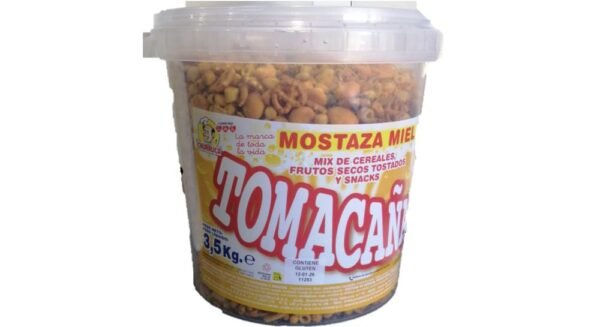 Frutos Secos Tomacañas Mostaza/Miel Cubo 3,5kg