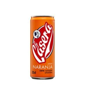 Refresco La Casera Naranja Lata 33Cl Pack 8Ud