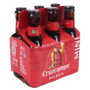 Cruzcampo Pilsen Mini Anilla 20Cl Pack 6Ud