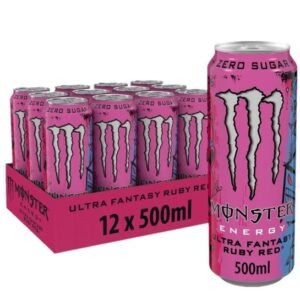 Bebida Energética Monster Ultra Ruby Red 50Cl Pack 12Ud